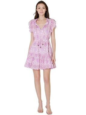 OLIPHANT Cinched Flirty Short Dress Size M NWT Retail $190